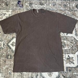 Brown la apparel t shirt skater